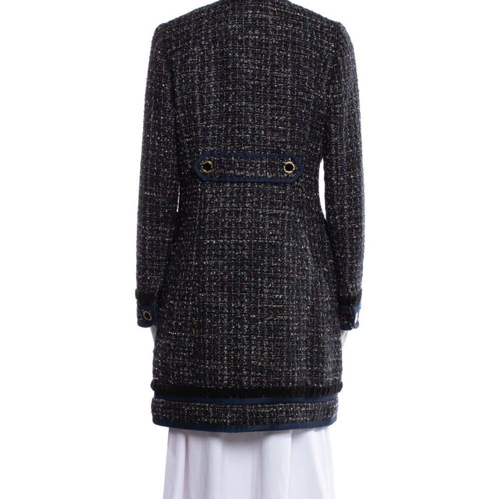 Tory Burch Navy Tweed Jacket - Picture 3 of 3
